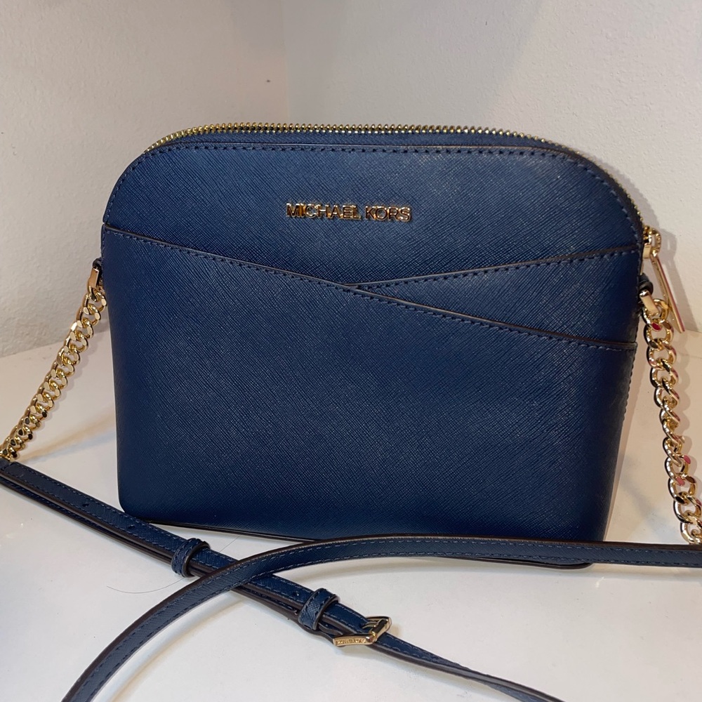 Michael Kors Navy Blue jet Crossbody Bag